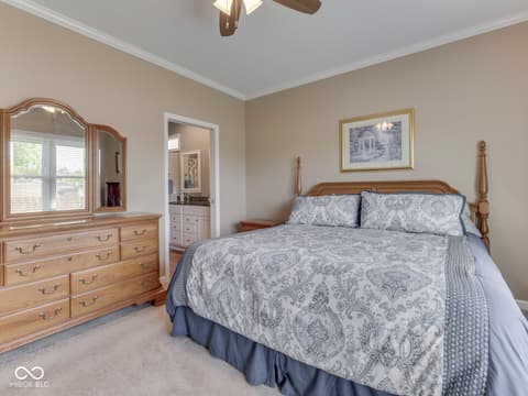 Primary bedroom at 664 Vandyke Way, Greenwood, IN