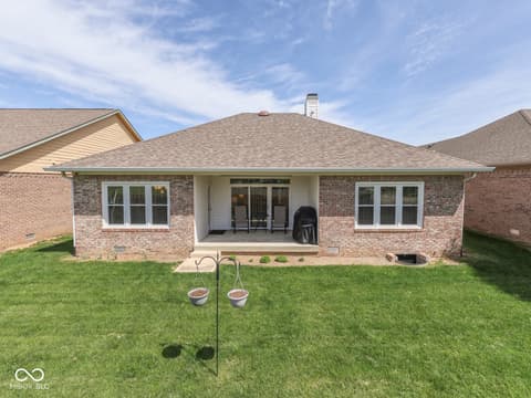 Backyard at 664 Vandyke Way, Greenwood, IN