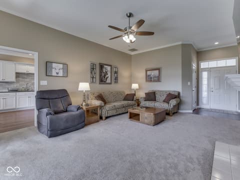 Living room at 664 Vandyke Way, Greenwood, IN