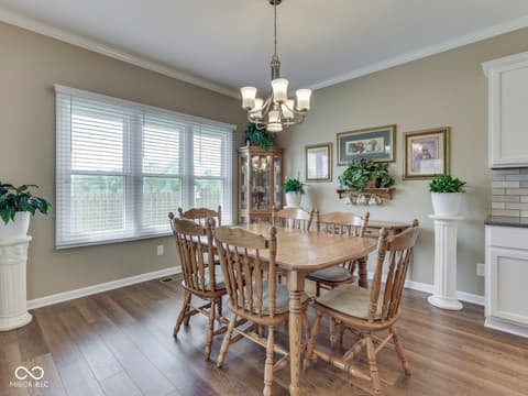 Dining room at 664 Vandyke Way, Greenwood, IN
