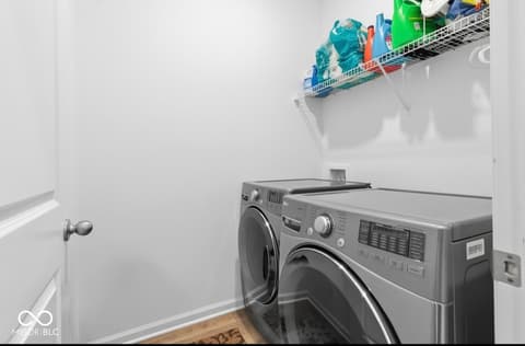 Laundry room at 9103 Blue Hill Street, Indianapolis, IN