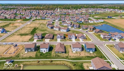 Aerial view at 9103 Blue Hill Street, Indianapolis, IN