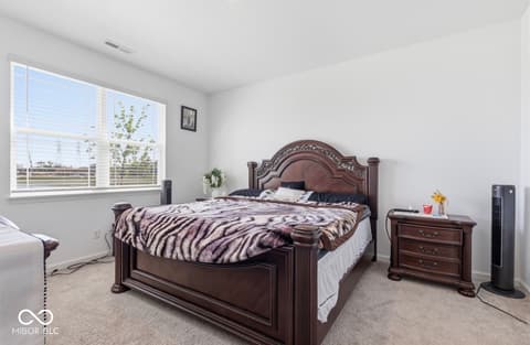 Bedroom at 9103 Blue Hill Street, Indianapolis, IN