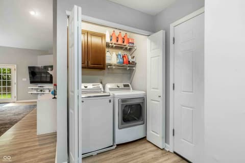 Laundry room at 5628 Orchardgrass Lane, Indianapolis, IN