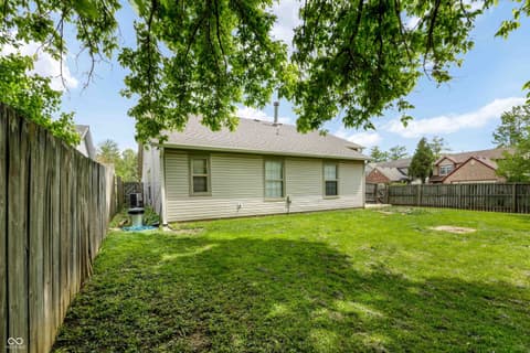 Backyard at 5628 Orchardgrass Lane, Indianapolis, IN
