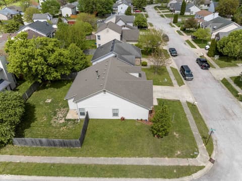 Aerial view at 5628 Orchardgrass Lane, Indianapolis, IN