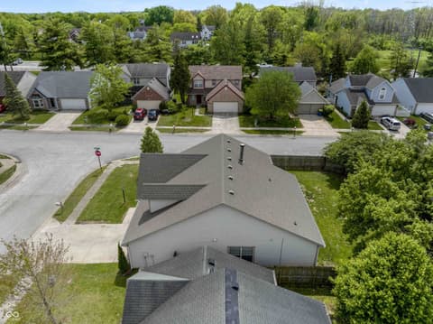 Aerial view at 5628 Orchardgrass Lane, Indianapolis, IN