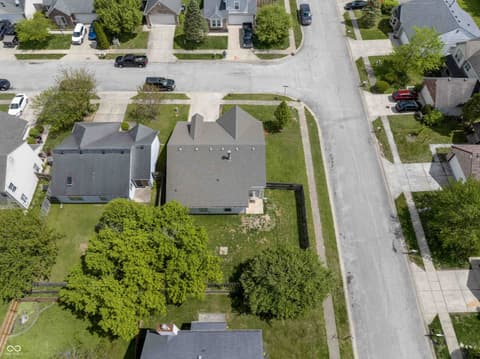 Aerial view at 5628 Orchardgrass Lane, Indianapolis, IN