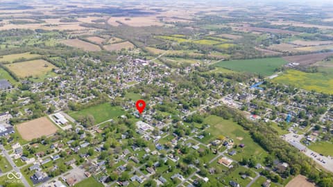 Aerial view at 902 Progress Street, Middletown, IN
