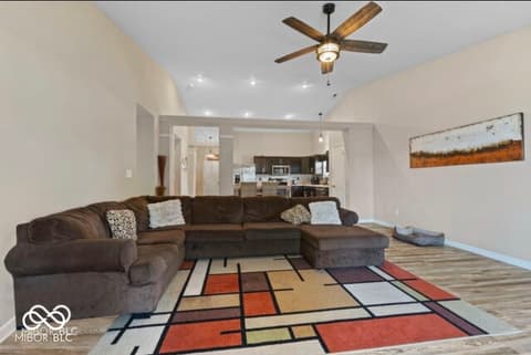 Living room at 3311 Stoddard Place, Indianapolis, IN