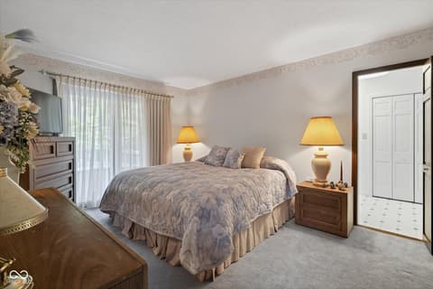 Bedroom at 8002 N Lakeview Drive, Unionville, IN