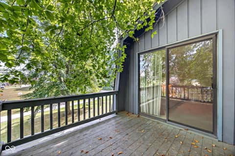Outdoor living area at 8002 N Lakeview Drive, Unionville, IN