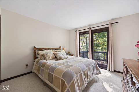 Bedroom at 8002 N Lakeview Drive, Unionville, IN