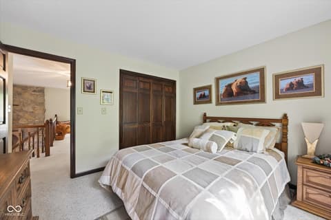 Bedroom at 8002 N Lakeview Drive, Unionville, IN