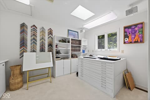 Home office at 8002 N Lakeview Drive, Unionville, IN