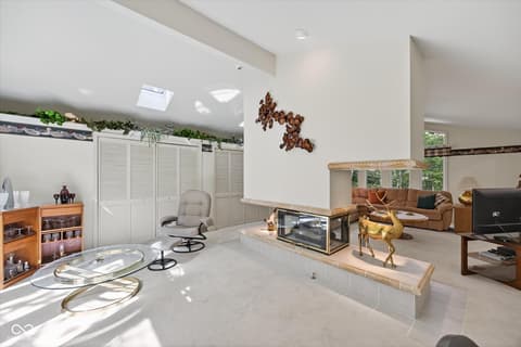 Living room at 8002 N Lakeview Drive, Unionville, IN