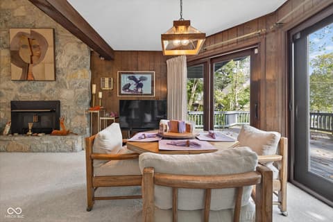 Dining room at 8002 N Lakeview Drive, Unionville, IN