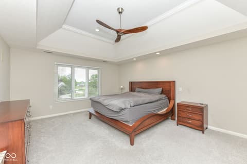 Primary bedroom at 12496 Pembrooke Circle, Carmel, IN