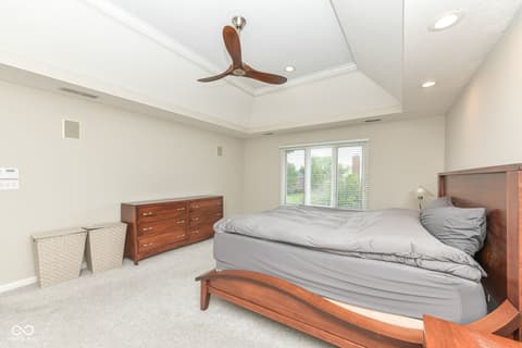 Primary bedroom at 12496 Pembrooke Circle, Carmel, IN