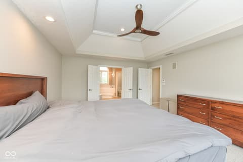 Primary bedroom at 12496 Pembrooke Circle, Carmel, IN