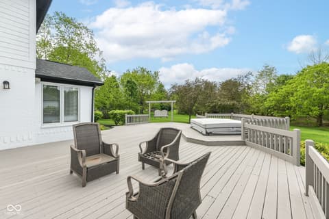 Backyard at 12496 Pembrooke Circle, Carmel, IN