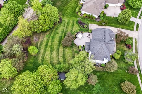 Aerial view at 12496 Pembrooke Circle, Carmel, IN