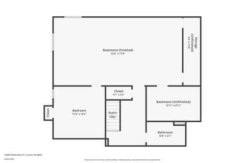 Floor Plan — 12496 Pembrooke Circle, Carmel, IN