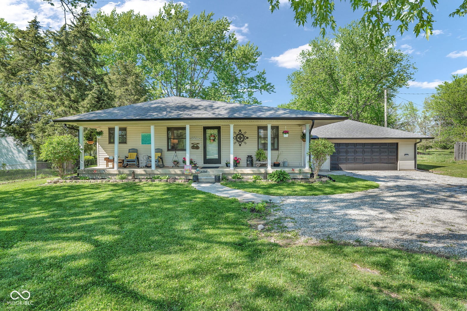 Front exterior at 6784 E County Road 100 S, Avon, IN