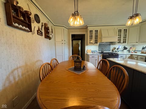 Dining room at 2335 N Main Street, Rushville, IN