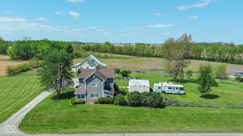Aerial view at 2335 N Main Street, Rushville, IN