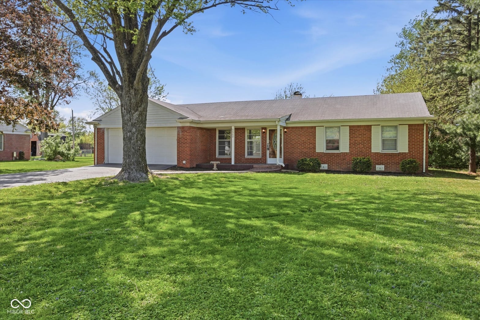 Front exterior at 5642 Wallingwood Drive, Indianapolis, IN