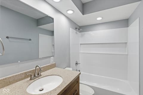 Bathroom at 5642 Wallingwood Drive, Indianapolis, IN