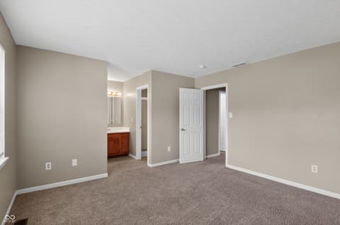 Bedroom at 8809 Country Lane Court, Indianapolis, IN