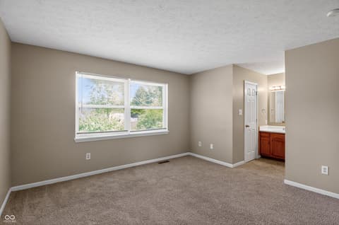 Bedroom at 8809 Country Lane Court, Indianapolis, IN