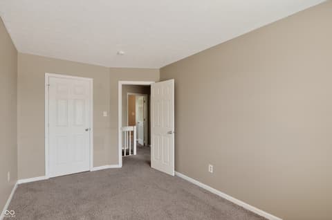 Bedroom at 8809 Country Lane Court, Indianapolis, IN