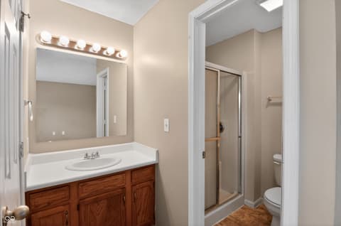 Bathroom at 8809 Country Lane Court, Indianapolis, IN