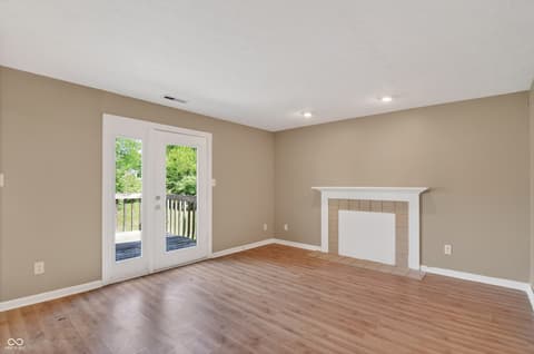 Living room at 8809 Country Lane Court, Indianapolis, IN