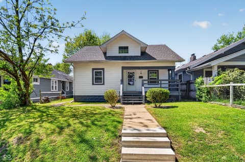 Front exterior at 366 S Grand Avenue, Indianapolis, IN