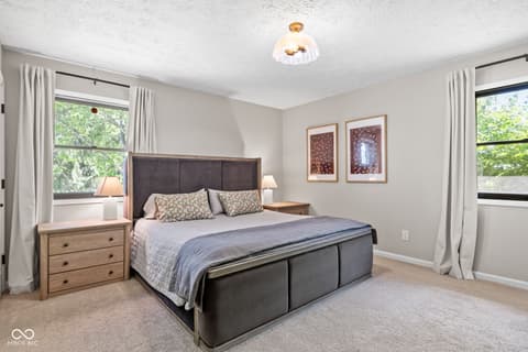 Primary bedroom at 8545 N County Road 650 E, Brownsburg, IN