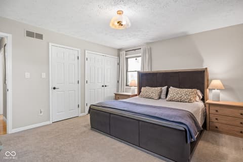 Primary bedroom at 8545 N County Road 650 E, Brownsburg, IN