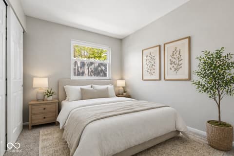 Bedroom at 3113 N Bancroft Street, Indianapolis, IN