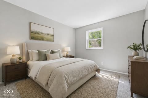 Bedroom at 3113 N Bancroft Street, Indianapolis, IN