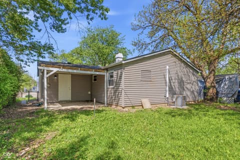 Backyard at 3113 N Bancroft Street, Indianapolis, IN