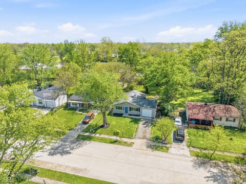 Aerial view at 3113 N Bancroft Street, Indianapolis, IN