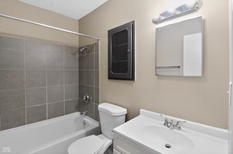 Bathroom at 9901 Strathmore Court, Indianapolis, IN