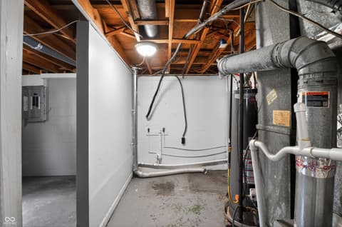 Basement at 9901 Strathmore Court, Indianapolis, IN