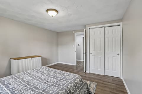 Bedroom at 6233 Lafayette Road, Indianapolis, IN