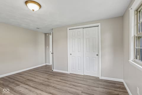 Bedroom at 6233 Lafayette Road, Indianapolis, IN