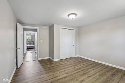 Bedroom at 6233 Lafayette Road, Indianapolis, IN
