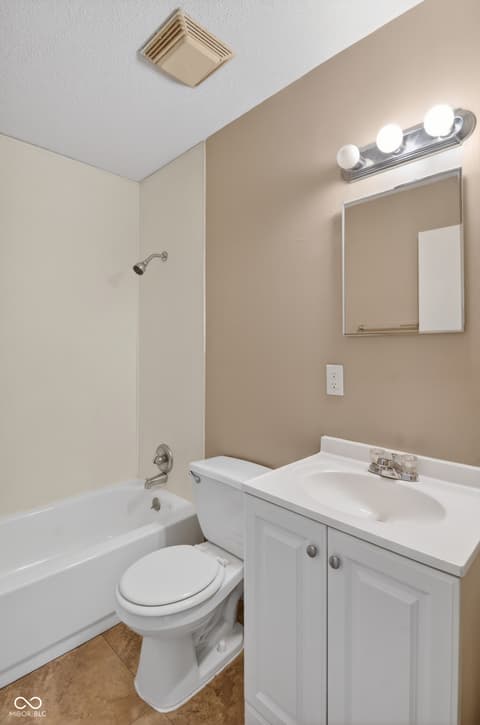 Bathroom at 7840 Bellwood Drive, Indianapolis, IN